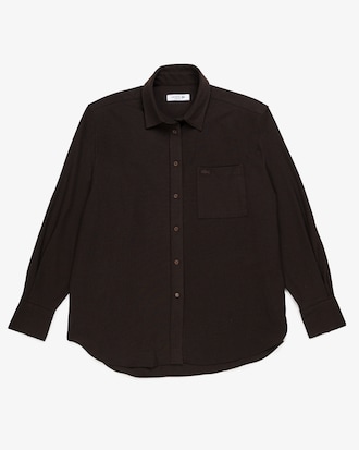 Camisa de Franela El&aacute;stica Oversized