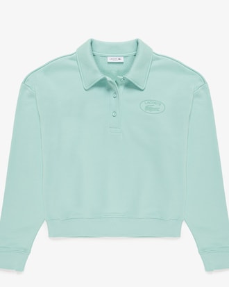 Moletom Feminino com Gola Polo