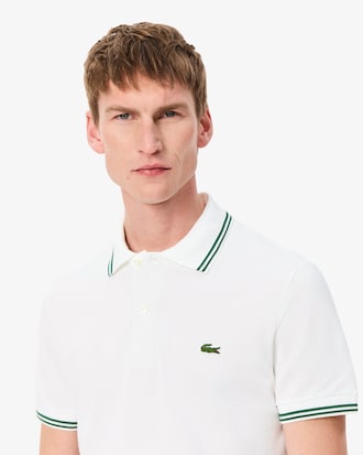 Polo L.12.12 con Acento en Ruedo Fit Regular