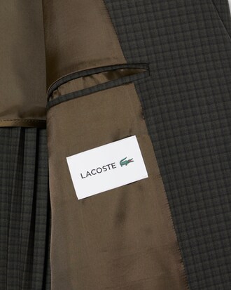 Blazer De Lana A Cuadros