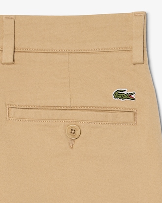 Bermuda Chino em Sarja de Algod&atilde;o Stretch &ndash; Modelagem reta
