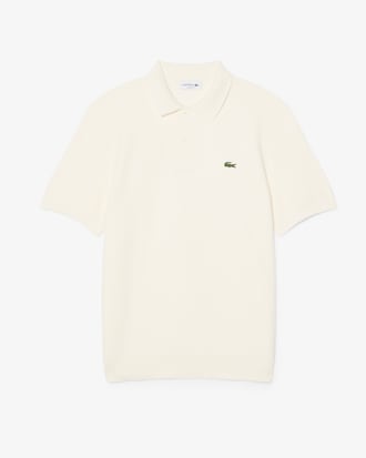 Polo em malha de caimento cl&aacute;ssico