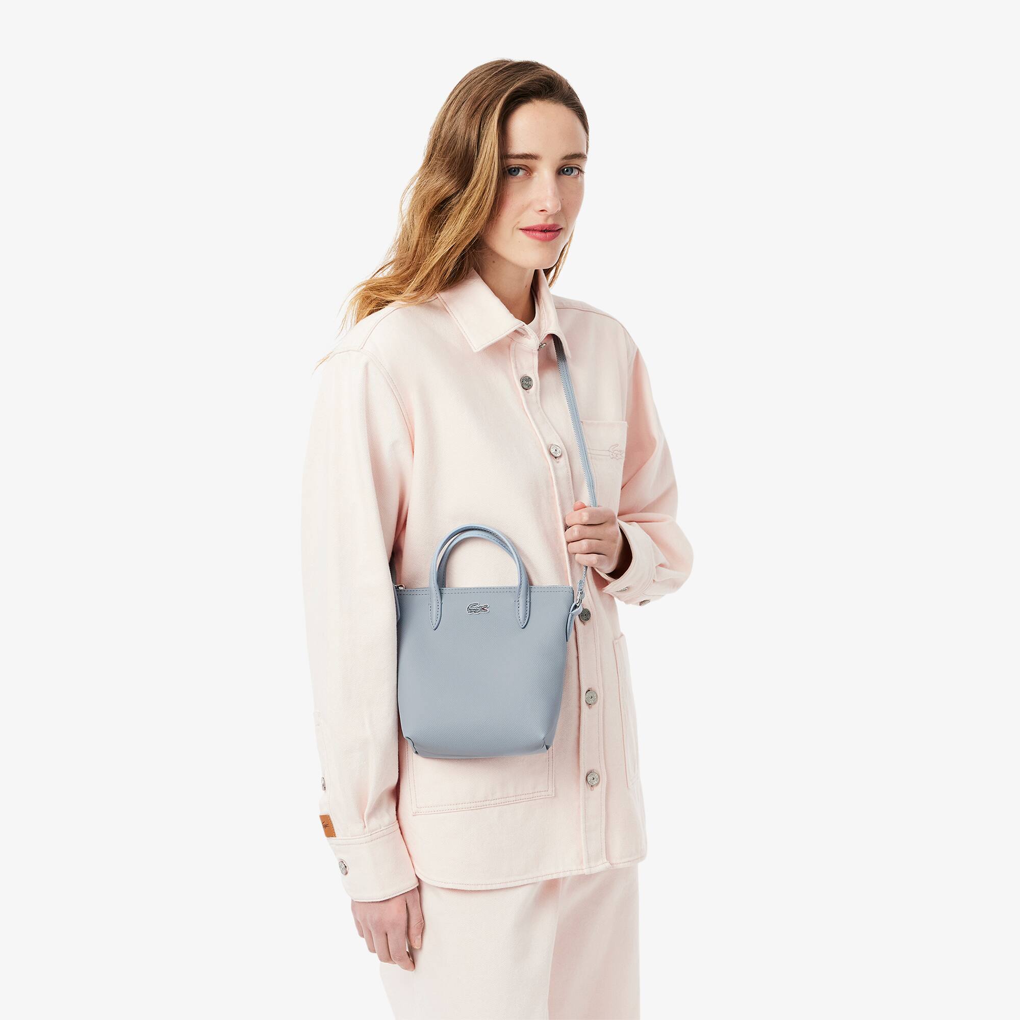 Mini Bolsa Feminina Tote Lacoste L.12.12 com Alça Removível