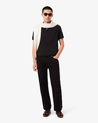 Polo Regular Fit Paris em Piqu&eacute; Stretch