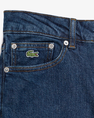 Cal&ccedil;a Jeans de Cintura Alta com Caimento Reto