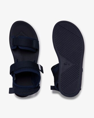 Sand&aacute;lia feminina Suruga em tecido e material sint&eacute;tico