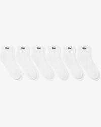 Meias Curtas Listradas de Algod&atilde;o 6 Pares