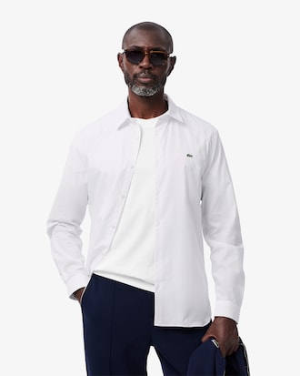 Camisa De Poplin Elastizado Al Cuerpo