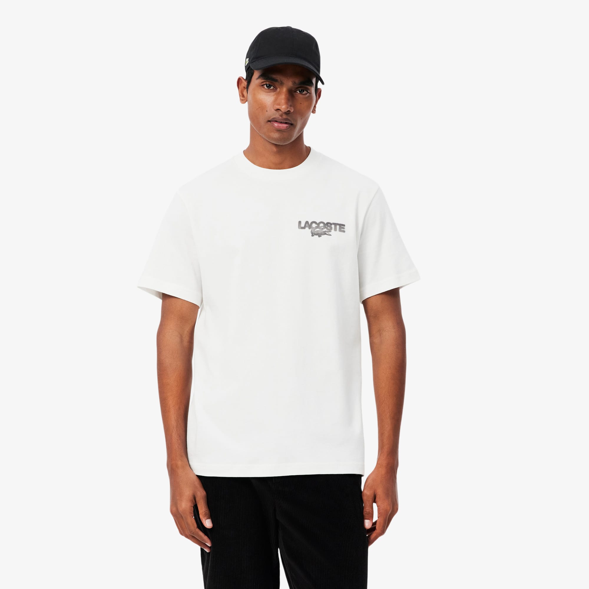 Camiseta Estampa Nas Costas de Malha Jersey