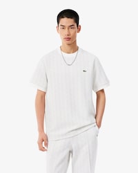 Camiseta Jacquard com Monograma