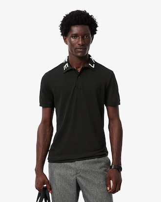 Polo Con Emblema Jacquard Al Cuerpo