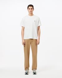 Pantalón De Sarga De Algodón Straight Fit