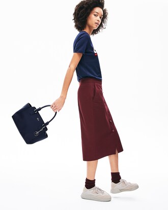 Bolsa tote feminina Daily Classic em lona de piqué revestido