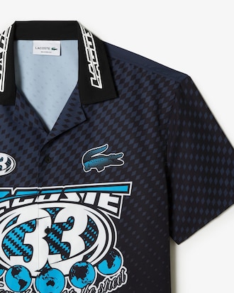 Camisa De Hombre Lacoste Manga Corta 