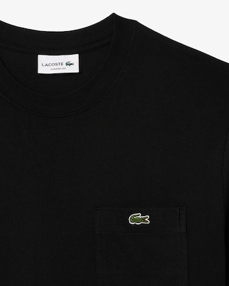 Camiseta de Algod&atilde;o com Bolso no Peito