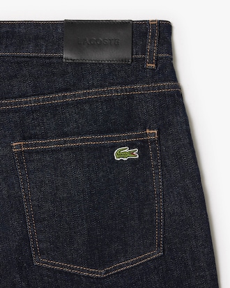 Cal&ccedil;a Jeans Slim Fit Indigo com 5 Bolsos