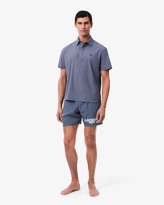 Traje de ba&ntilde;o de largo medio estampado