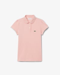 Polo de piqu&eacute; con cuello festoneado