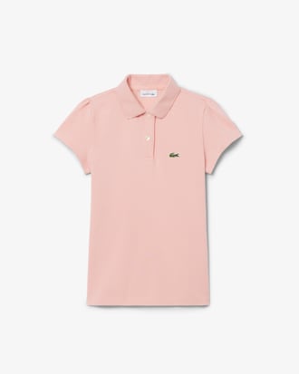 Polo de piqu&eacute; con cuello festoneado