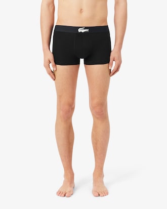 Kit com 3 Cuecas Boxer em Malha Stretch