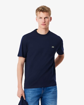 Camiseta de Algod&atilde;o com Bolso no Peito