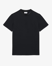 Camiseta piqu&eacute; com marca de jacquard