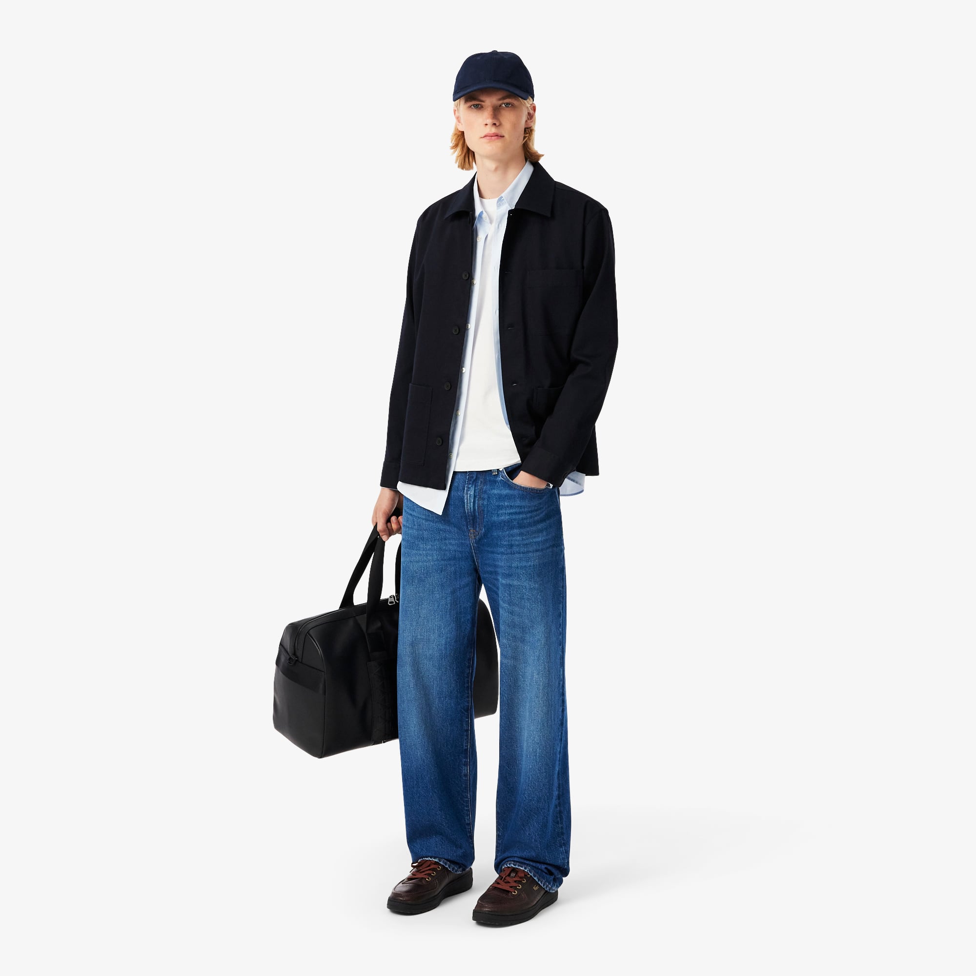 Jaqueta Lacoste Masculina Overshirt de Veludo Cotelê