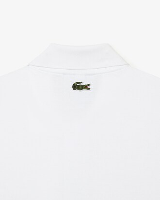 Polo masculina Lacoste x Netflix em algodão orgânico