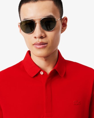 Polo Regular Fit Paris em Piqué Stretch