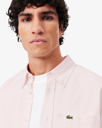 Camisa Manga Longa Masculina de Oxford em Modelagem Regular