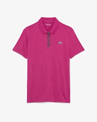Polo de tenis Ultra Dry con cocodrilo jacquard