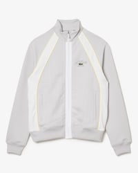 Men&rsquo;s Lacoste Organic Cotton Colourblock Zipped Sweatshirt