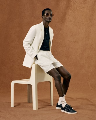 Zapatillas De Hombre De Cuero Baseshot Pro