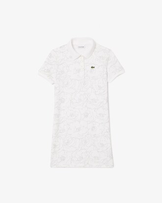 Vestido em Piqué Estampado Floral