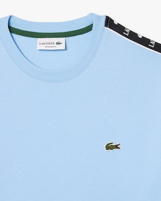 Remera De Algodón A Rayas Con Logo