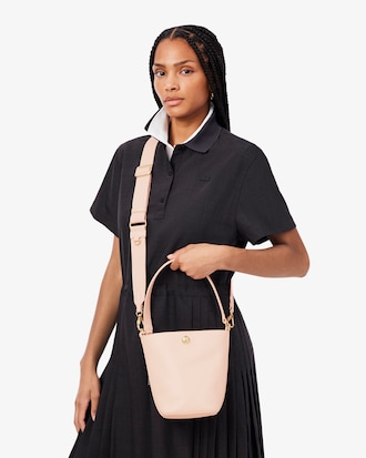 Bolsa Pequena Bucket Tennis Bliss de Couro