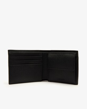 Carteira masculina cl&aacute;ssica em Petit Piqu&eacute; para 3 cart&otilde;es