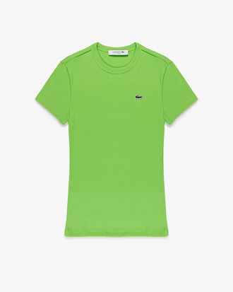 Camiseta de Algod&atilde;o Canelada com Caimento Ajustado