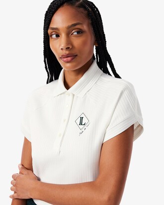 Camisa Polo de Malha Dupla com Modelagem Slim Fit