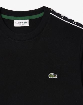 Remera De Algod&oacute;n A Rayas Con Logo