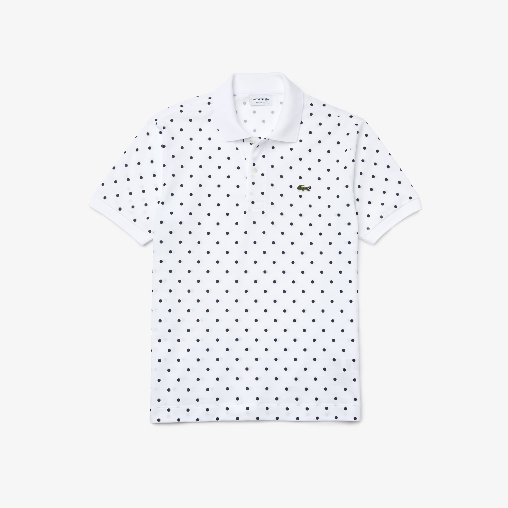 Polo masculina Lacoste Classic Fit em piqué de algodão com