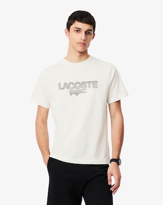 Remera de punto de algod&oacute;n con estampado