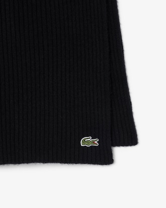 Ribbed Wool Scarf