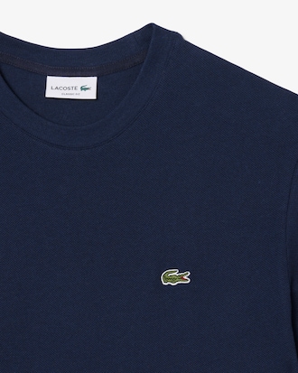 Remera de piqu&eacute; de lino y algod&oacute;n grueso