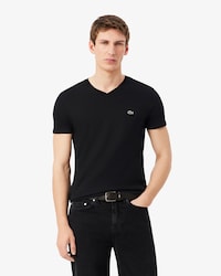 Remera De Algod&oacute;n Pima Con Cuello En V