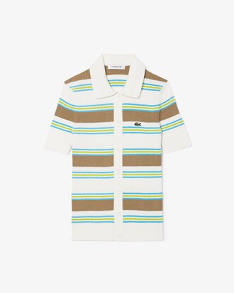 Sweater De Algod&oacute;n Con Cuello Polo