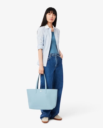Bolsa Tote Anna com Z&iacute;per