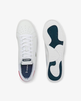 T&ecirc;nis masculino Twin Serve em couro com toque de cor