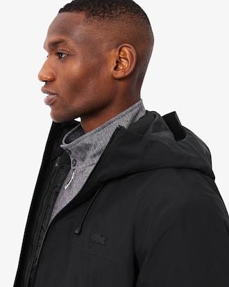 Campera parka acolchonada resistente al agua