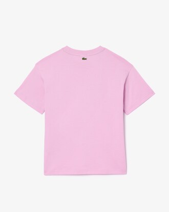 Camiseta de Algod&atilde;o com Estampa de Crocodilo 